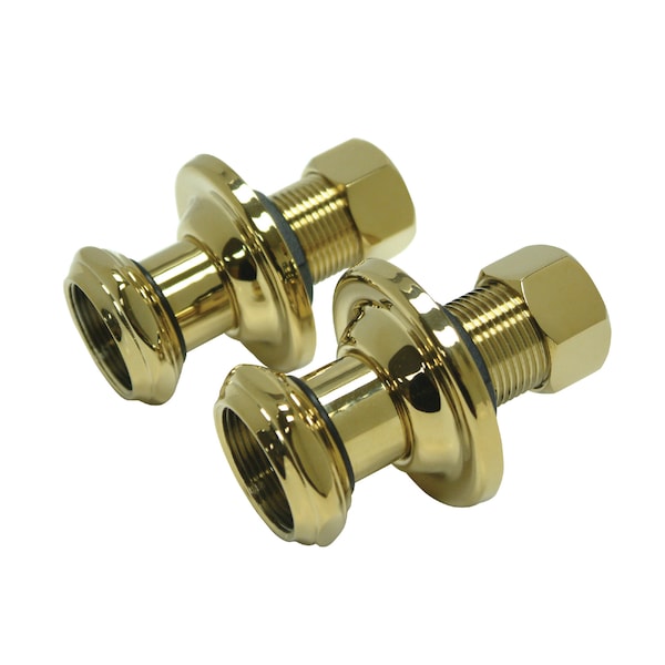 1-3/4" Wall Union Extension, Polished Brass